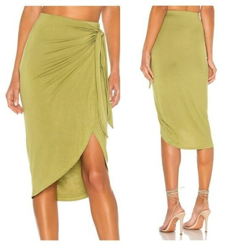 Lovers and Friends Gaia Skirt - Moss Green